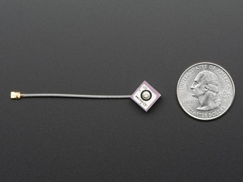 Passive GPS Antenna uFL - 9mm x 9mm -2dBi gain by The Pi Hut - The Pi Hut