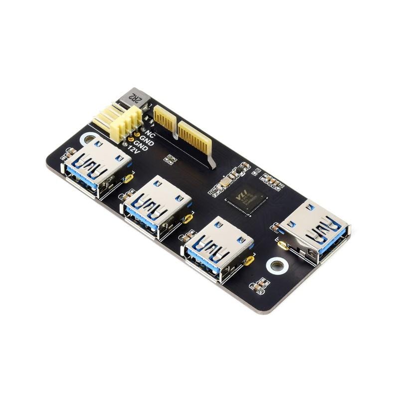 PCIe to USB 3.2 Gen1 Adapter for Compute Module 4 IO Board by Waveshare - The Pi Hut