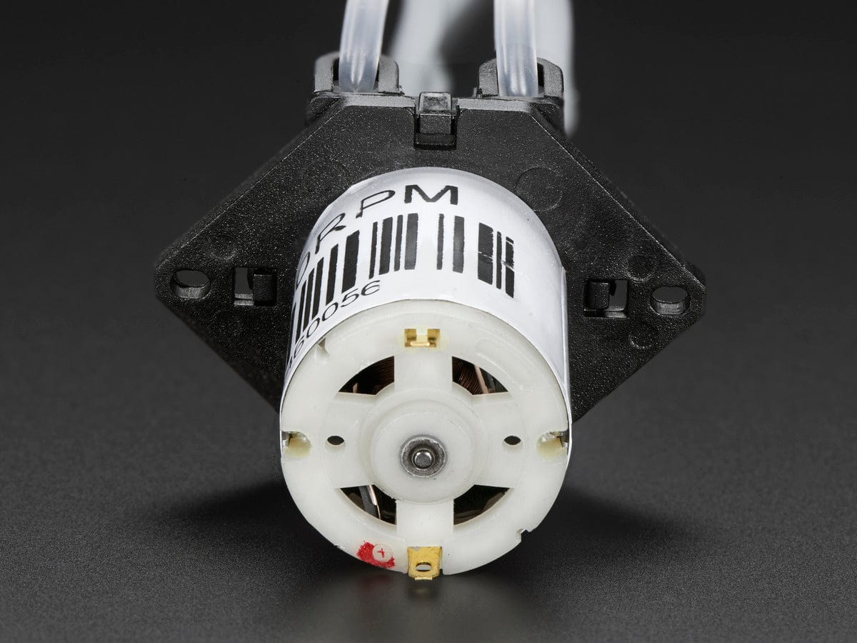 Peristaltic Liquid Pump with Silicone Tubing - 12V DC Power by The Pi Hut - The Pi Hut