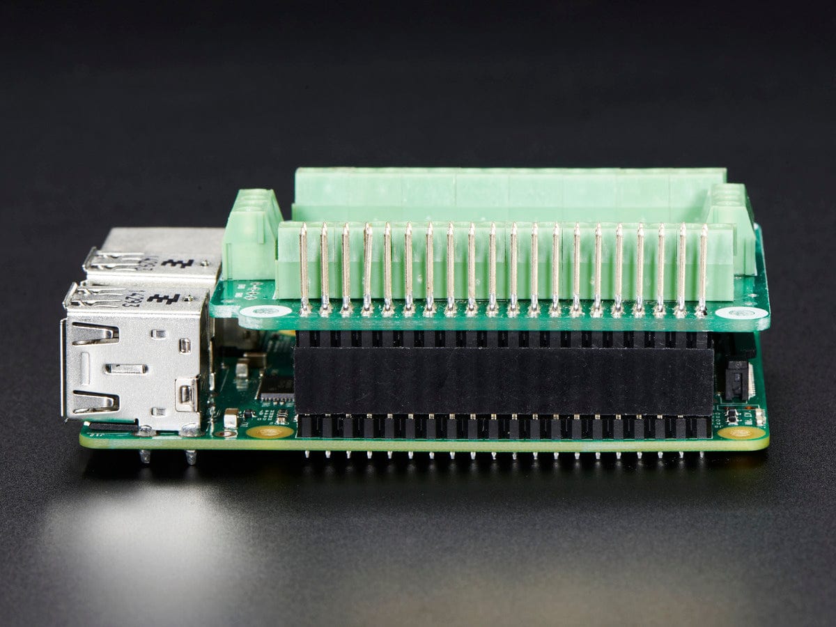 Pi-EzConnect Terminal Block Breakout HAT by The Pi Hut - The Pi Hut