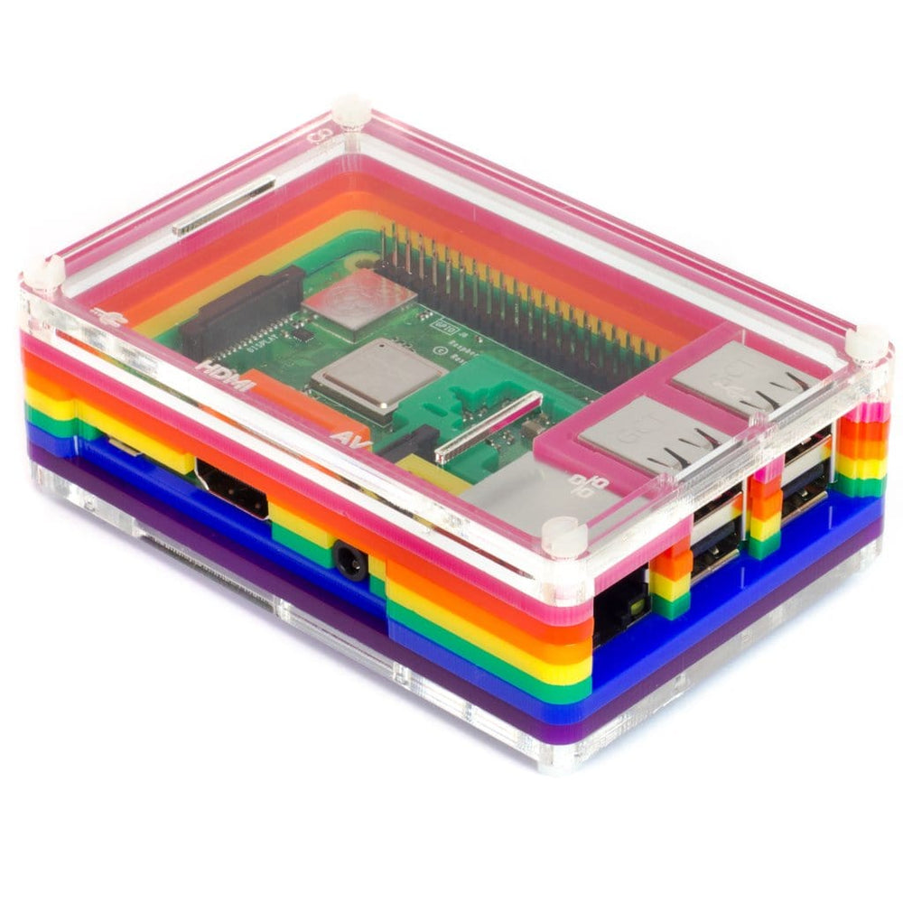 Pibow 3B+ (Raspberry Pi 3 & 3B+) by Pimoroni - The Pi Hut