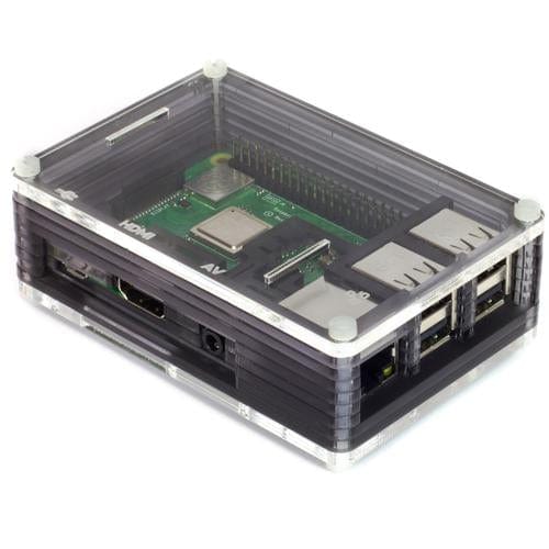 Pibow 3B+ (Raspberry Pi 3 & 3B+) by Pimoroni - The Pi Hut