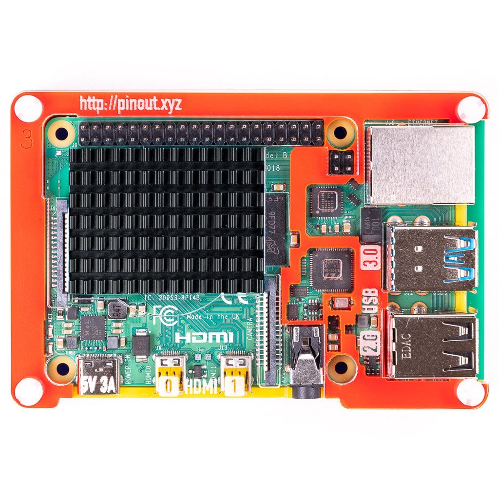 Pibow 4 Coupé Case (for Raspberry Pi 4B) by Pimoroni - The Pi Hut