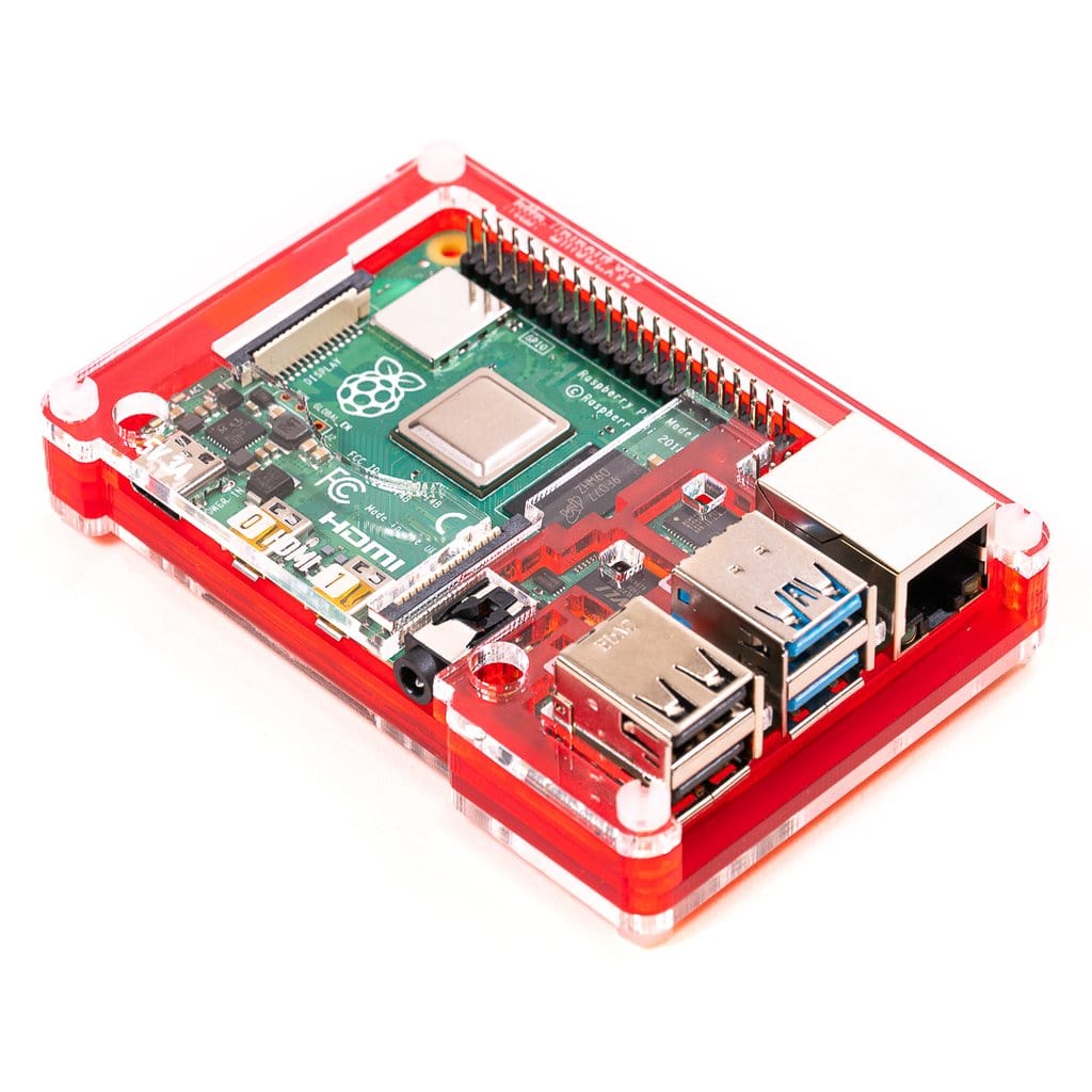 Pibow 4 Coupé Case (for Raspberry Pi 4B) by Pimoroni - The Pi Hut