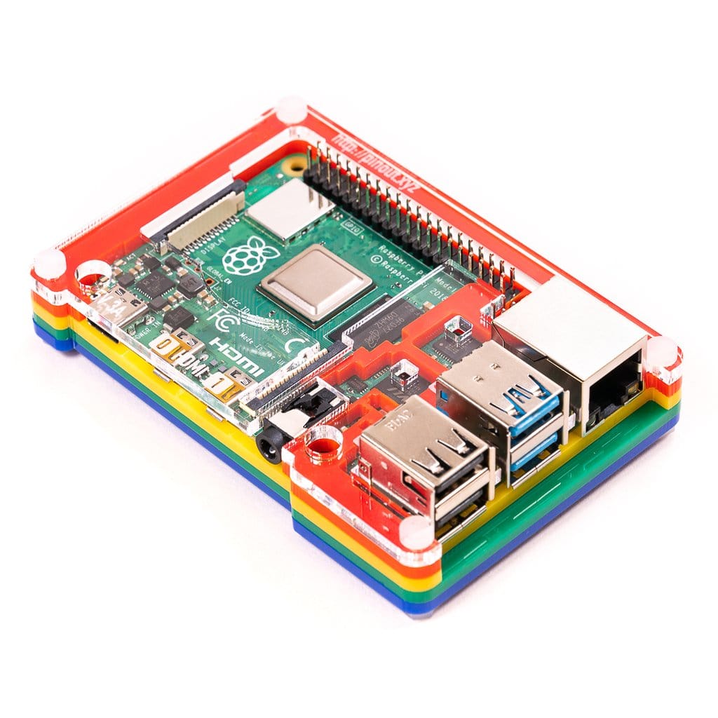 Pibow 4 Coupé Case (for Raspberry Pi 4B) by Pimoroni - The Pi Hut
