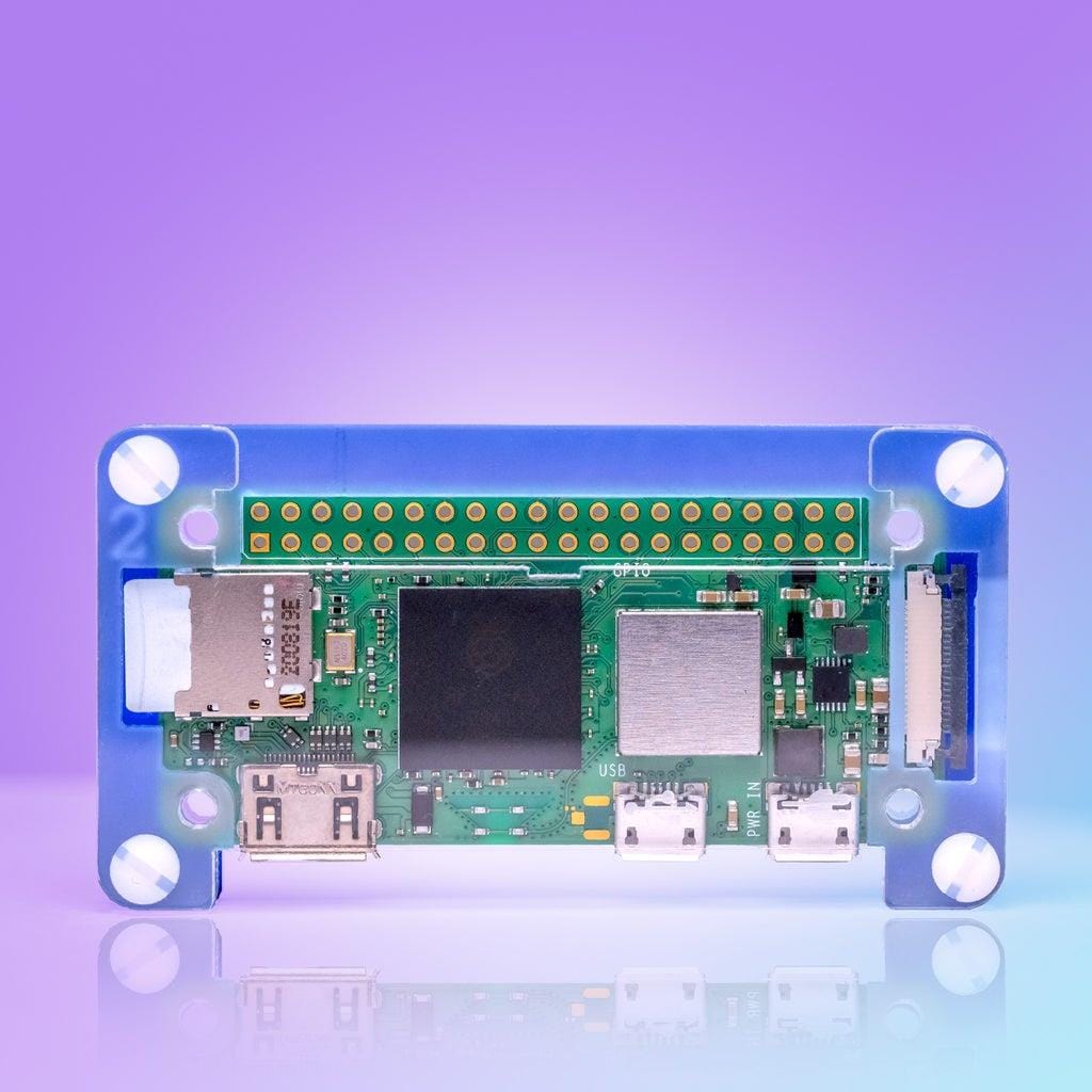 Pibow Case for Raspberry Pi Zero 2W by Pimoroni - The Pi Hut