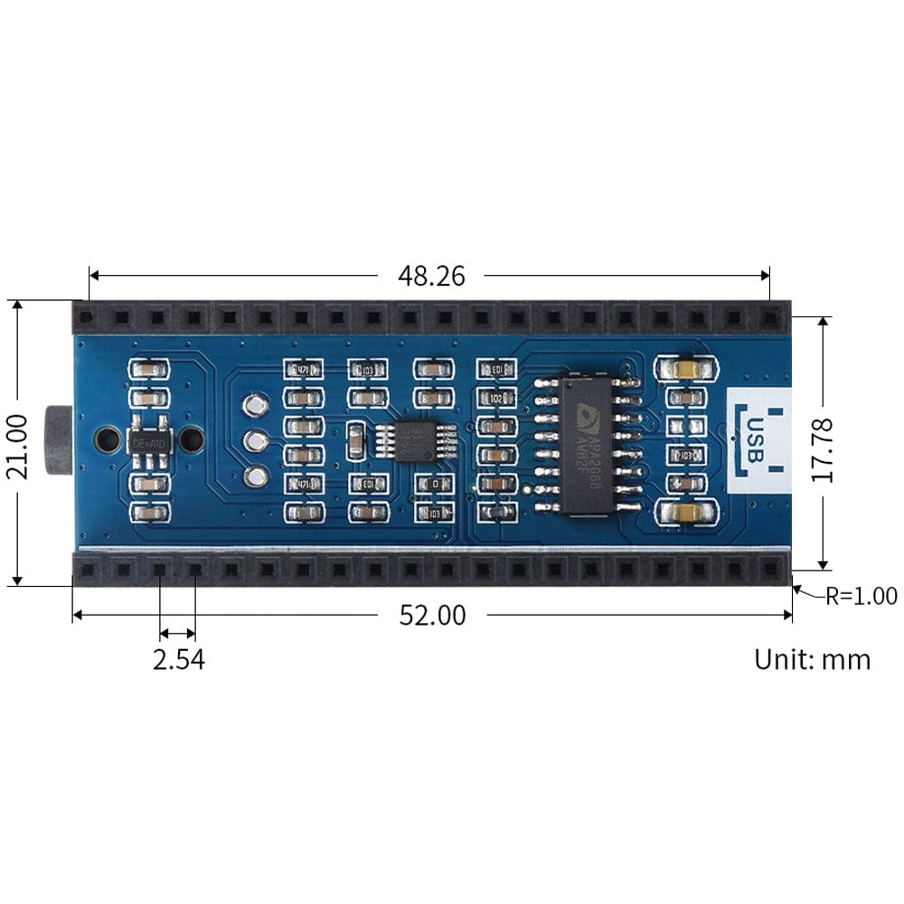 Pico Audio - Audio Module for Raspberry Pi Pico (Inc. Speakers) - The Pi Hut