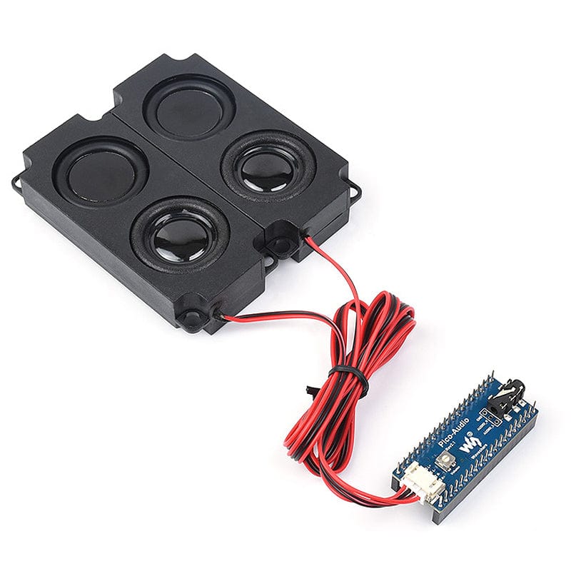 Pico Audio - Audio Module for Raspberry Pi Pico (Inc. Speakers) by Waveshare - The Pi Hut