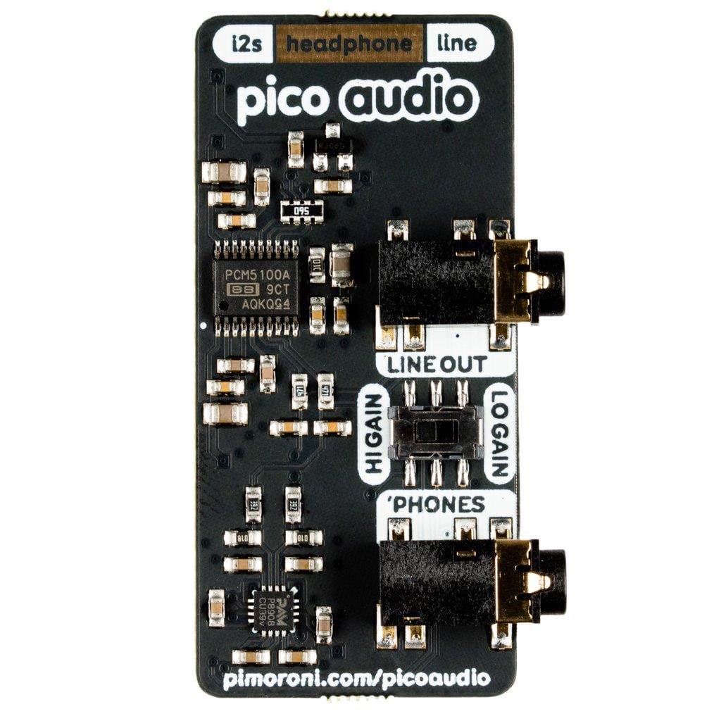 Pico Audio Pack (Line-Out and Headphone Amp) by Pimoroni - The Pi Hut