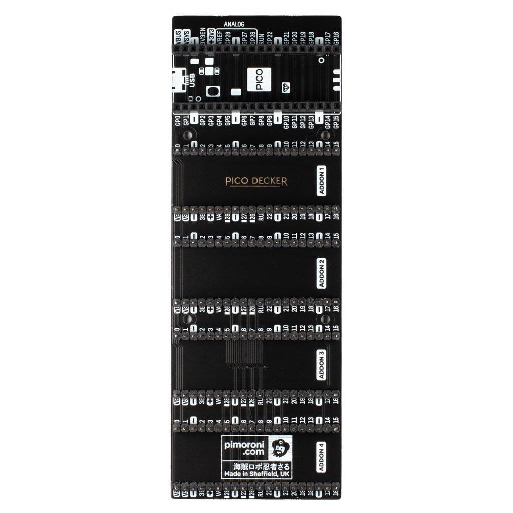 Pico Decker (Quad Expander) by Pimoroni - The Pi Hut