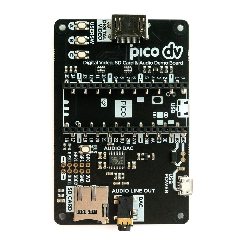 Pico DV Demo Base by Pimoroni - The Pi Hut