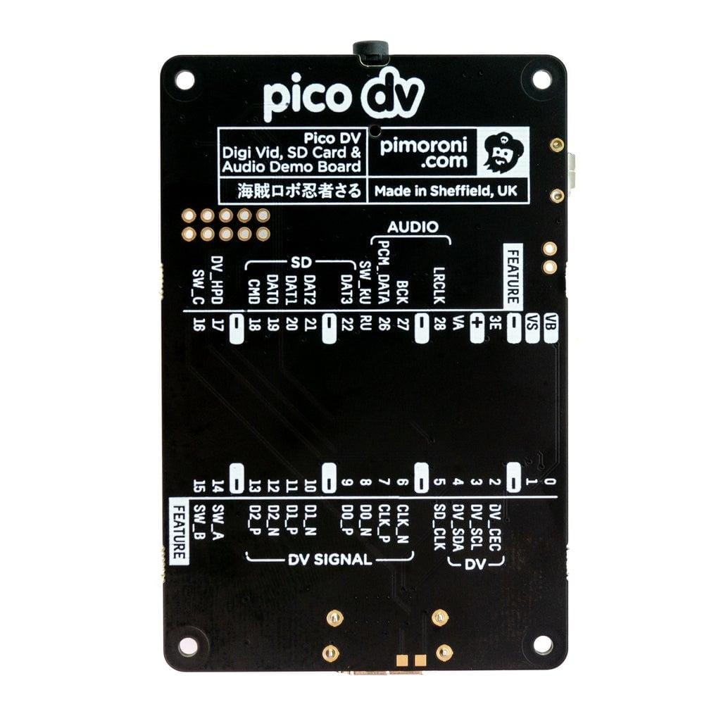 Pico DV Demo Base by Pimoroni - The Pi Hut