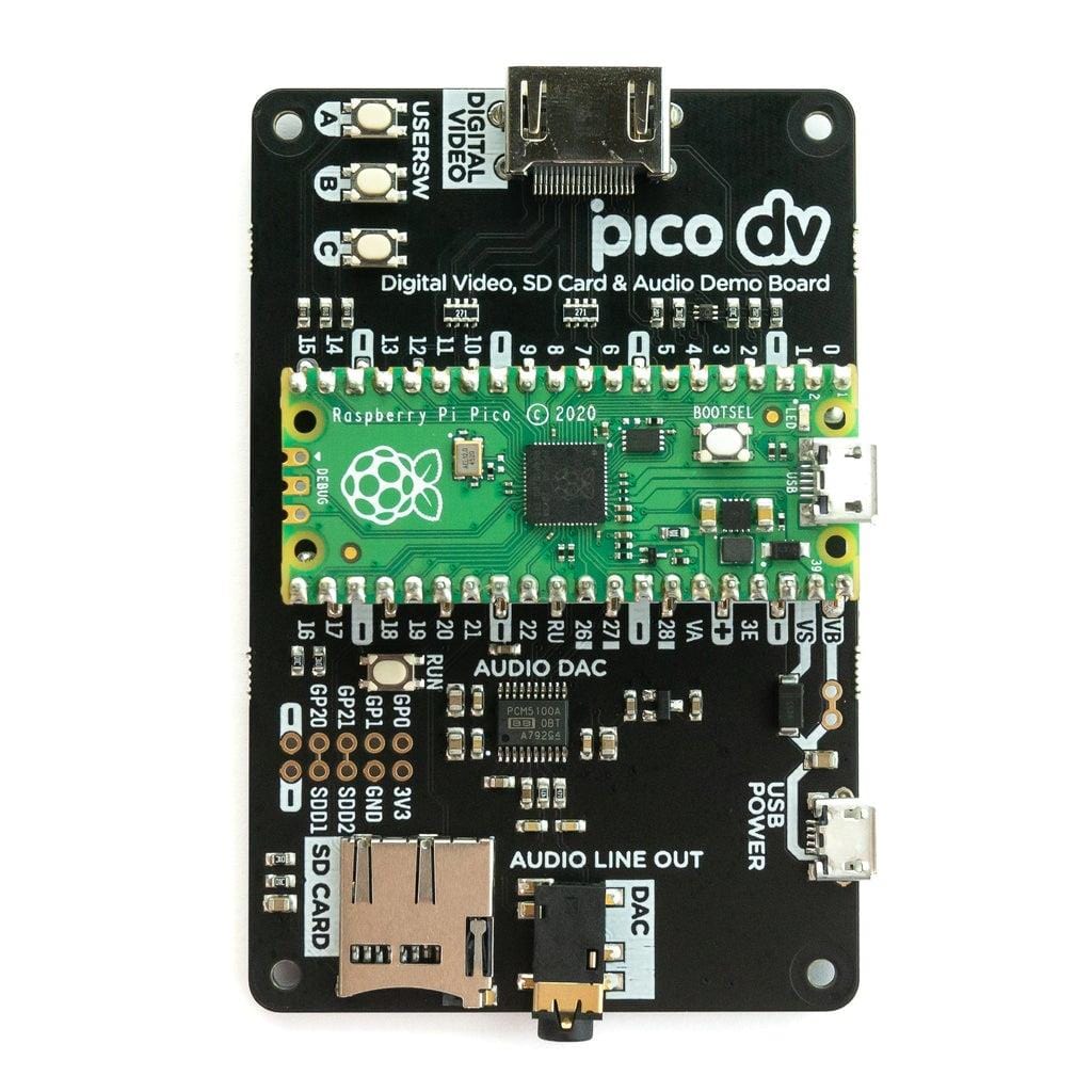 Pico DV Demo Base by Pimoroni - The Pi Hut