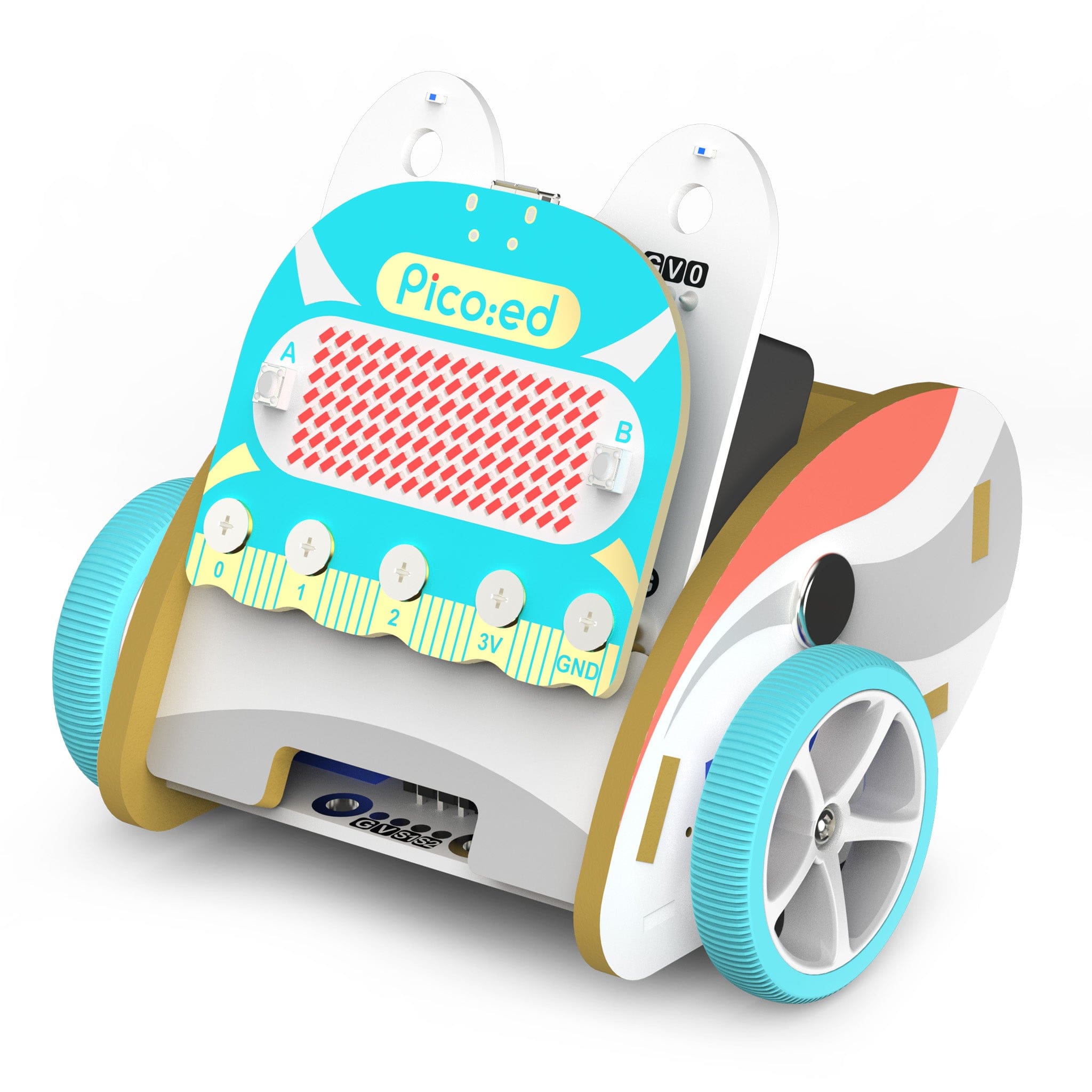 Pico:ed Ring:bit Car V2 (includes Pico:ed V2) by Elecfreaks - The Pi Hut