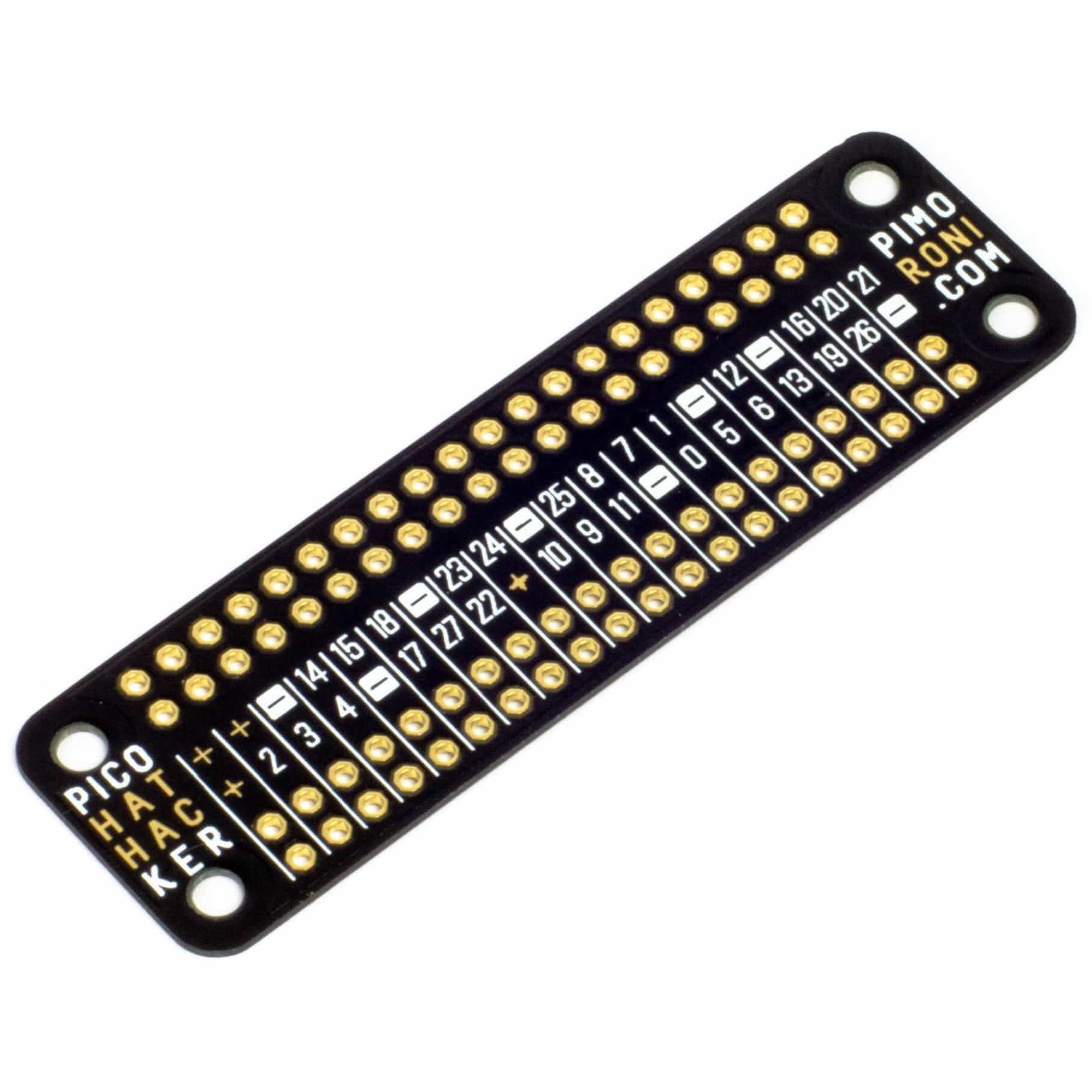 Nano HAT Hacker by Pimoroni - The Pi Hut