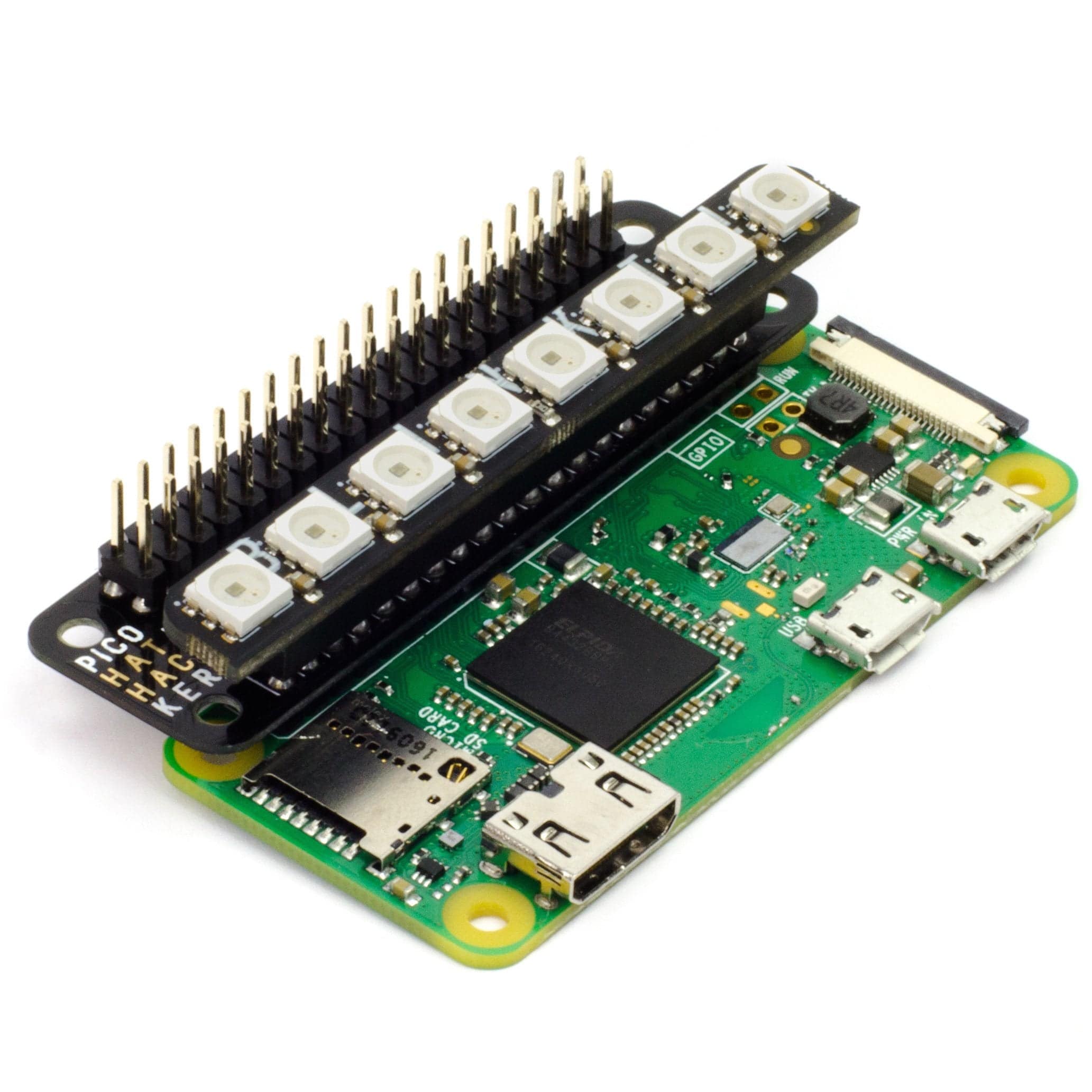 Nano HAT Hacker by Pimoroni - The Pi Hut