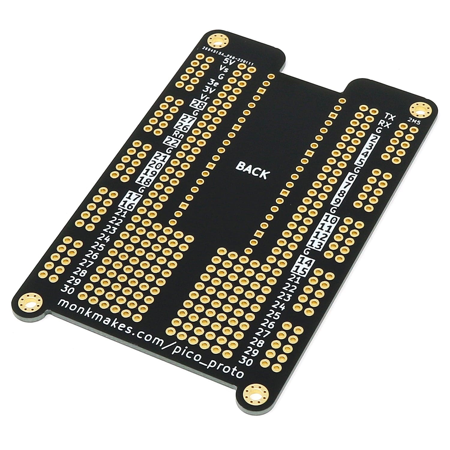 Pico Proto PCB by Monk Makes - The Pi Hut