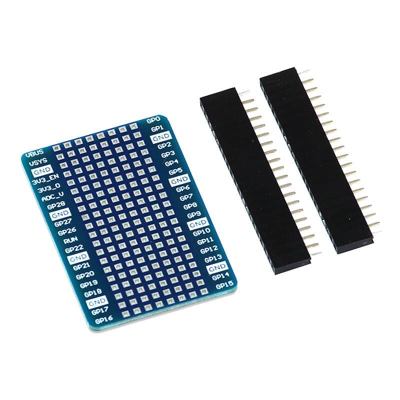 Pico Zero - Raspberry Pi Pico Prototyping Board by SBC - The Pi Hut