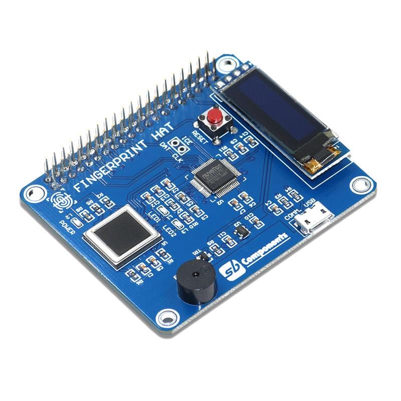 PiFinger - Fingerprint HAT for Raspberry Pi by SBC - The Pi Hut