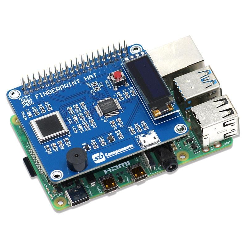 PiFinger - Fingerprint HAT for Raspberry Pi by SBC - The Pi Hut