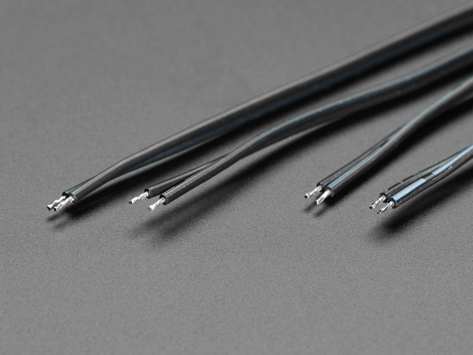 Pig-Tail Cables - 0.1" 2-pin - 4 Pack by The Pi Hut - The Pi Hut