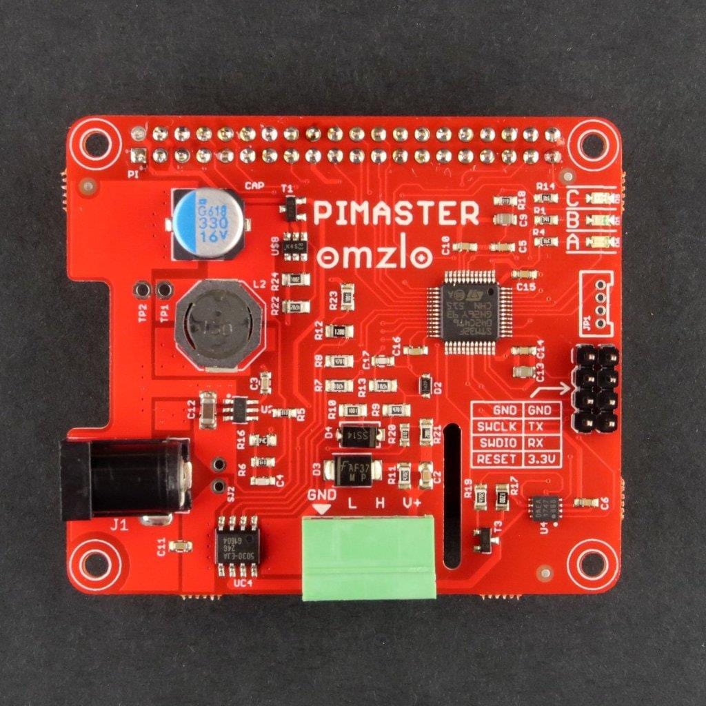 PiMaster HAT - IoT Gateway for Raspberry Pi (unsoldered) by Omzlo - The Pi Hut
