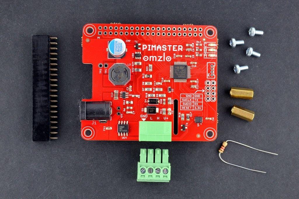 PiMaster HAT - IoT Gateway for Raspberry Pi (unsoldered) by Omzlo - The Pi Hut
