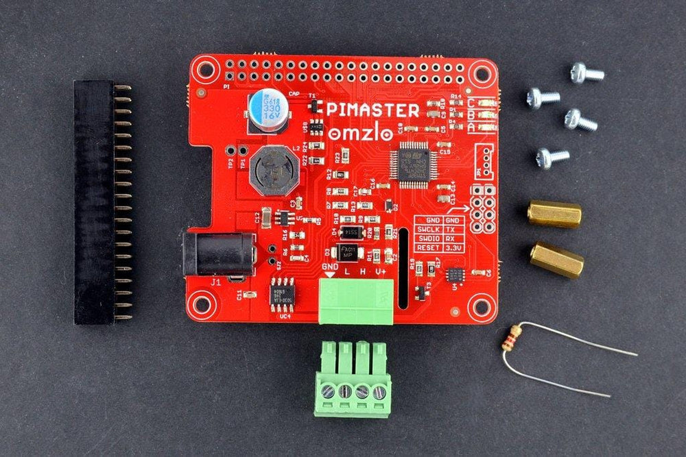 PiMaster HAT - IoT Gateway for Raspberry Pi (unsoldered) by Omzlo - The Pi Hut
