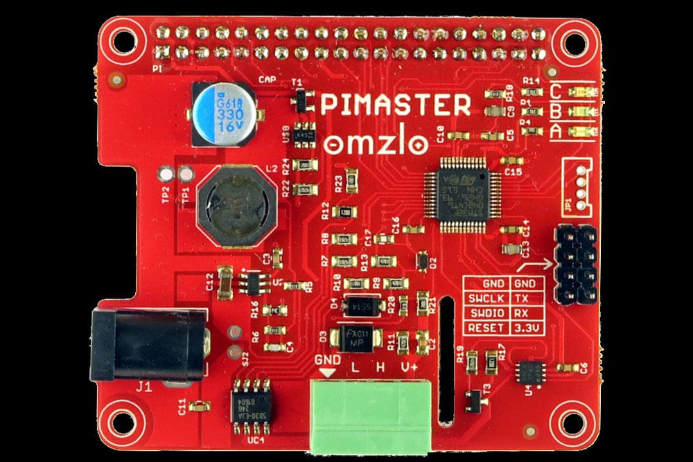 PiMaster HAT - IoT Gateway for Raspberry Pi (unsoldered) by Omzlo - The Pi Hut