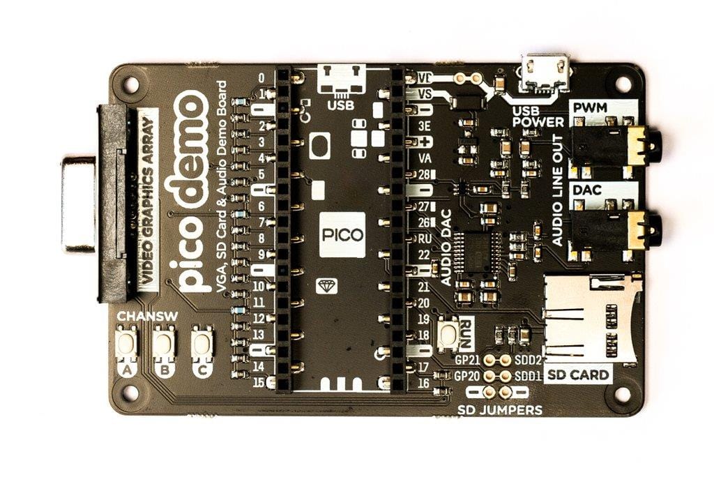 Pimoroni Pico VGA Demo Base by Pimoroni - The Pi Hut