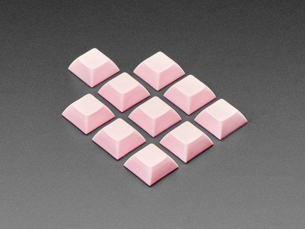 Pink DSA Keycaps for MX Compatible Switches - 10 pack by The Pi Hut - The Pi Hut