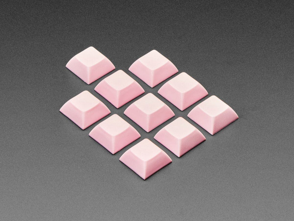 Pink DSA Keycaps for MX Compatible Switches - 10 pack by The Pi Hut - The Pi Hut