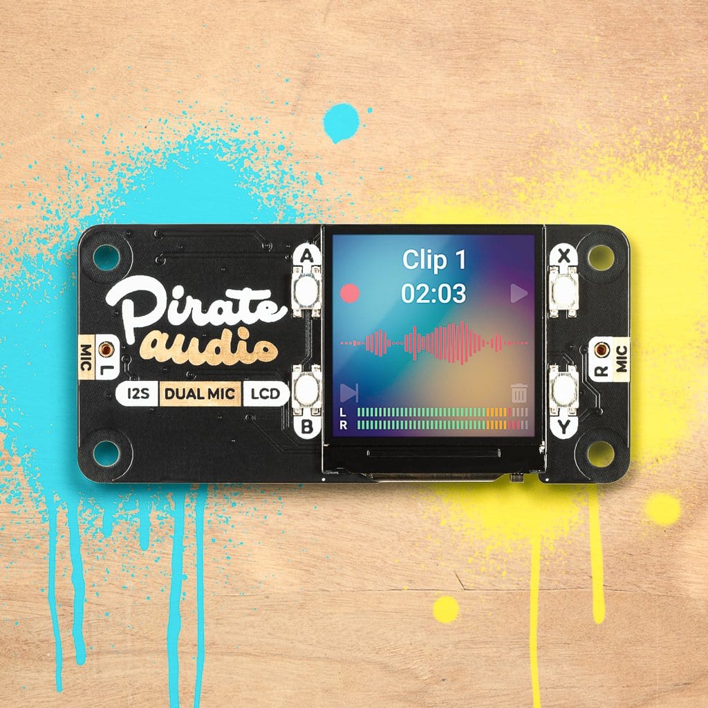 Pirate Audio: Dual Mic for Raspberry Pi by Pimoroni - The Pi Hut