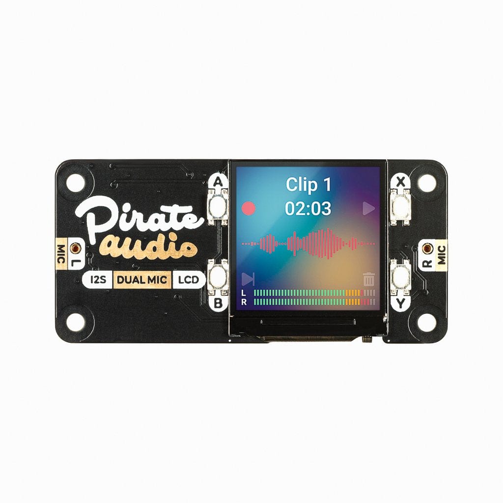 Pirate Audio: Dual Mic for Raspberry Pi by Pimoroni - The Pi Hut