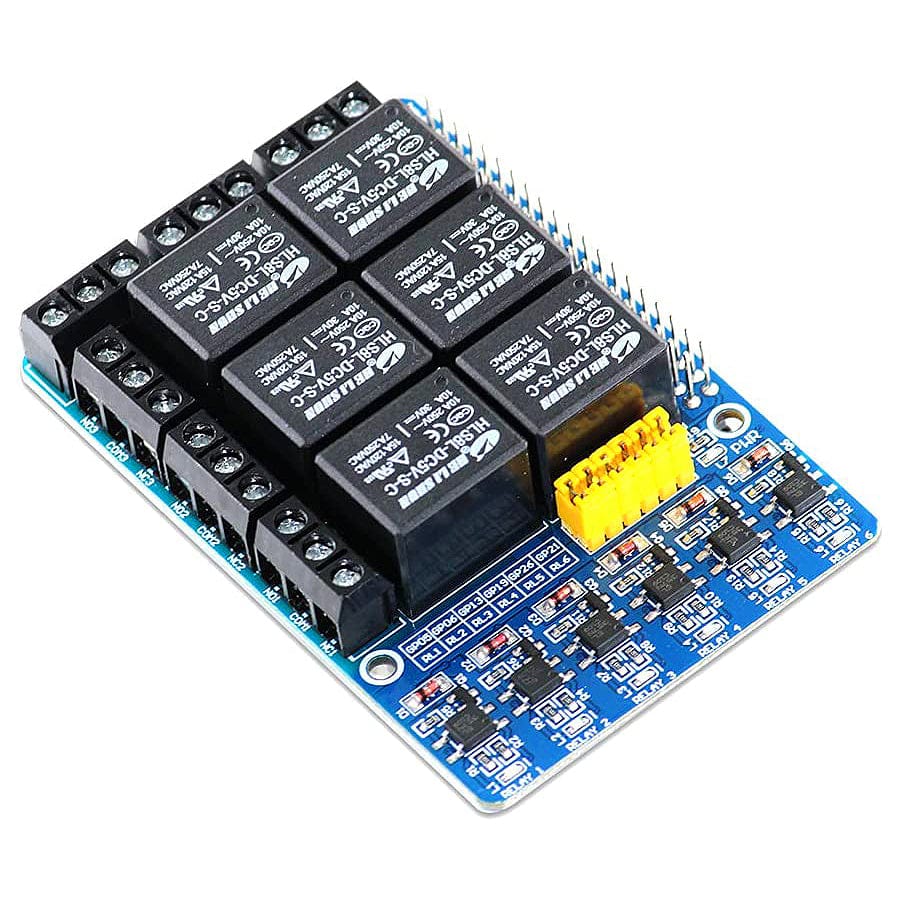 PiRelay 6 by SBC - The Pi Hut