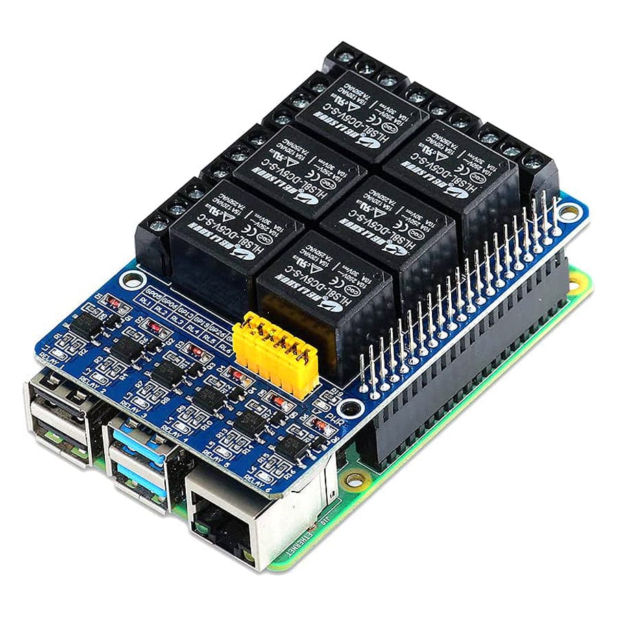 PiRelay 6 by SBC - The Pi Hut