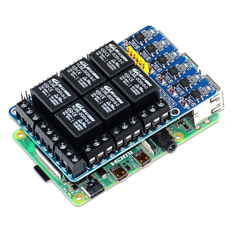 PiRelay 6 by SBC - The Pi Hut