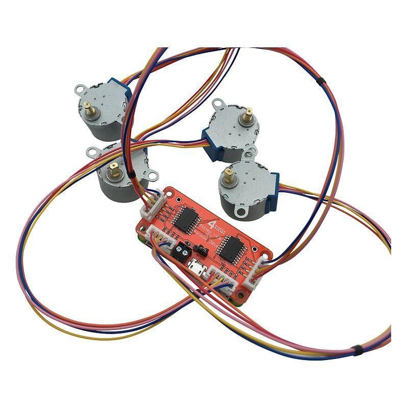 PiStep2 - Quad Stepper Motor Controller for Raspberry Pi by 4tronix - The Pi Hut