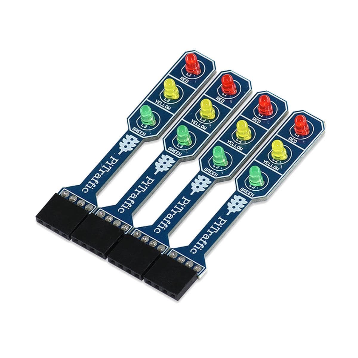PiTraffic - Raspberry Pi Traffic Light HAT by SBC - The Pi Hut