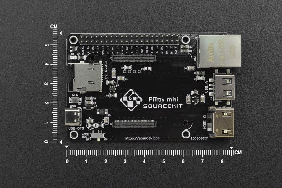 PiTray Mini for Raspberry Pi Compute Module 4 by Sourcekit - The Pi Hut