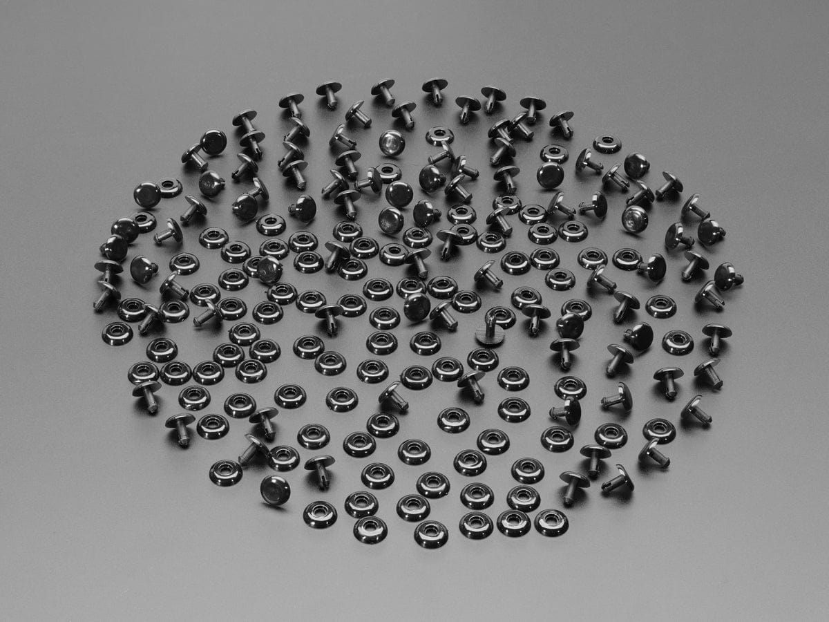 Plastic Pop Rivets for Cardboard Crafts (100-pack) by The Pi Hut - The Pi Hut