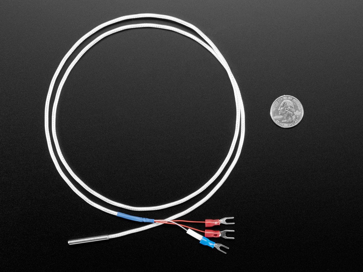 Platinum RTD Sensor - PT100 - 3 Wire 1 meter long by The Pi Hut - The Pi Hut