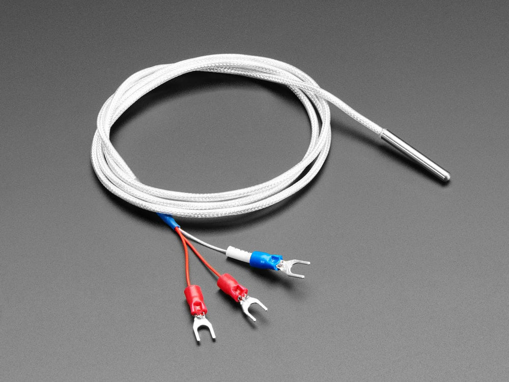 Platinum RTD Sensor - PT1000 - 3 Wire 1 meter long by The Pi Hut - The Pi Hut