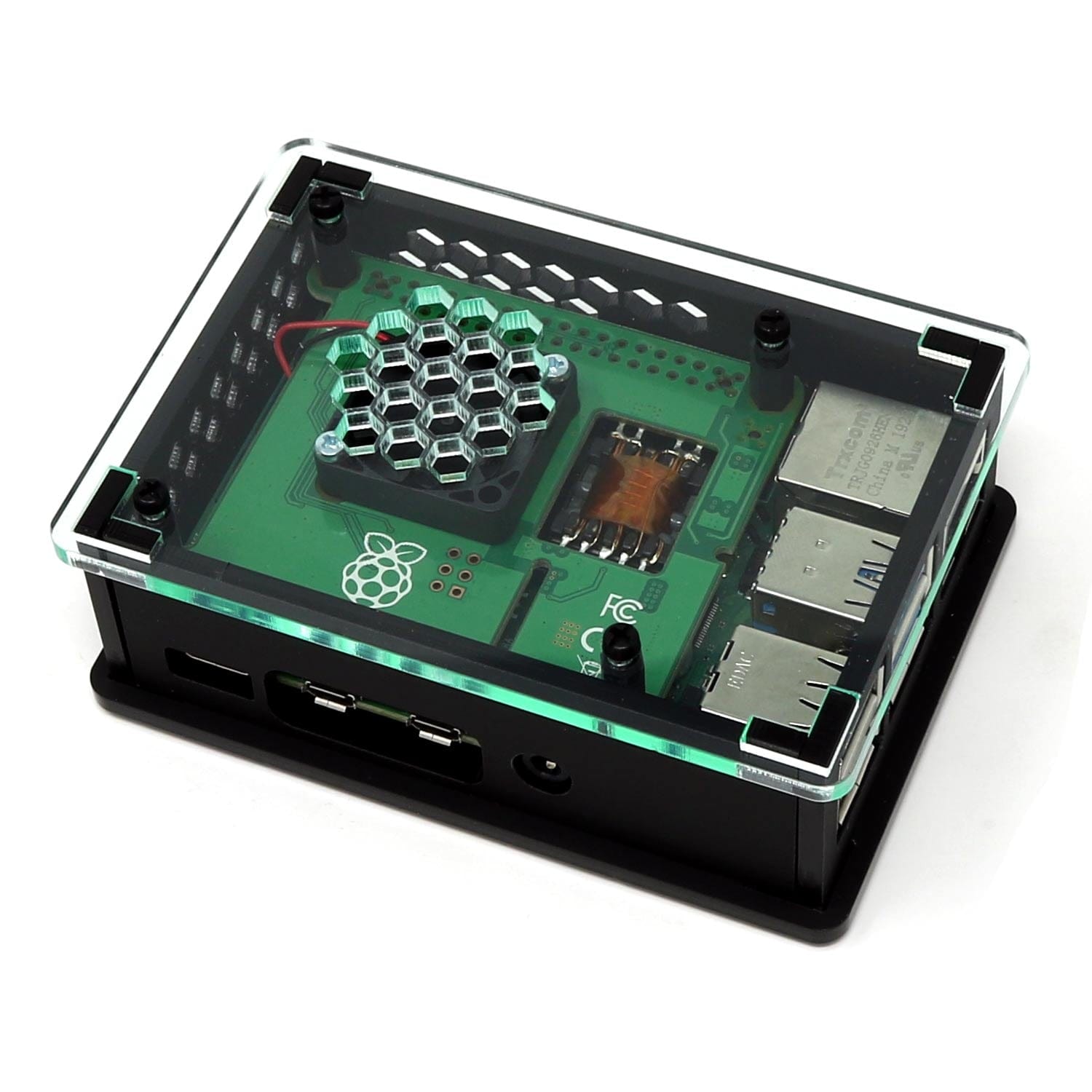 PoE+ HAT Case for Raspberry Pi 4 (v2.0) by The Pi Hut - The Pi Hut
