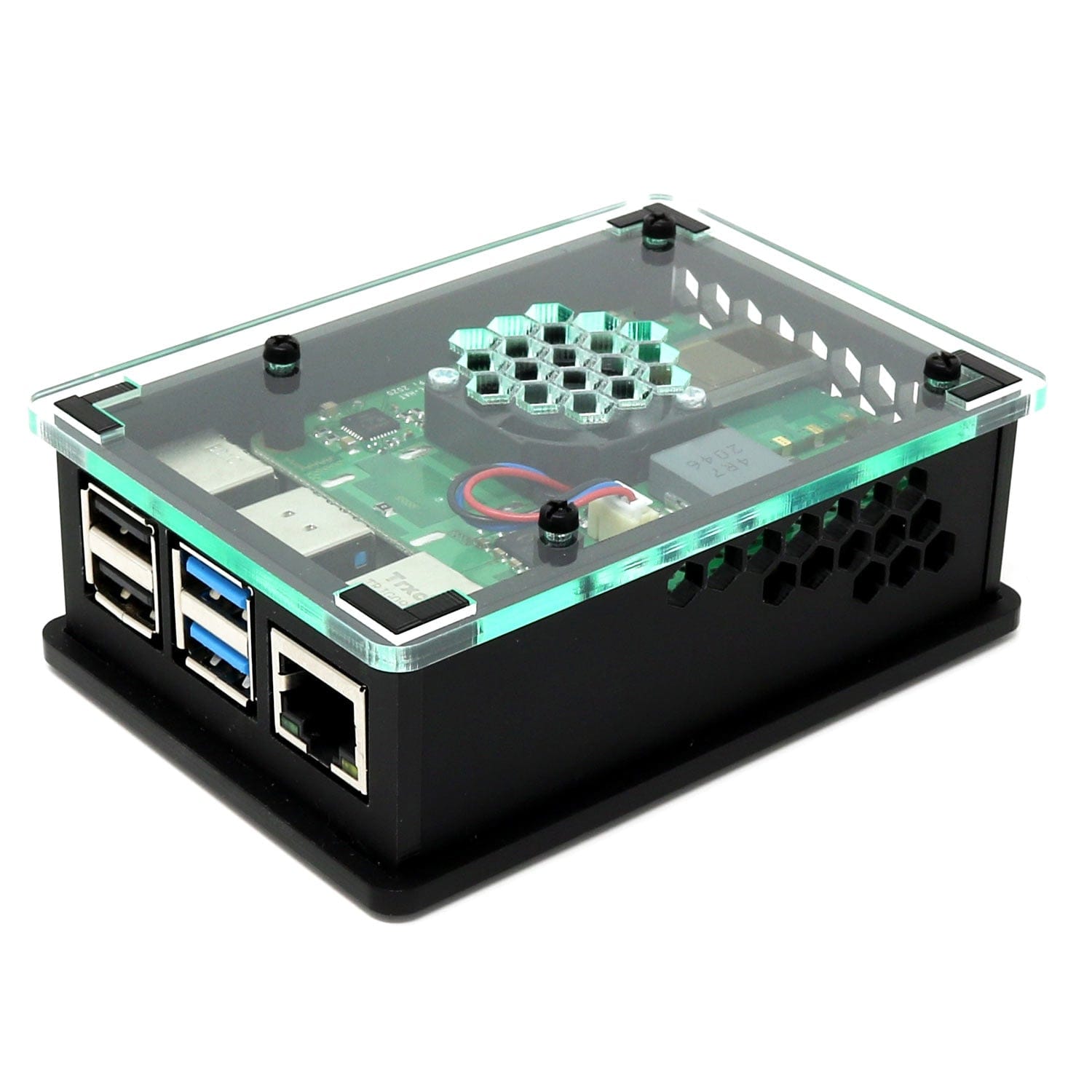 PoE+ HAT Case for Raspberry Pi 4 (v2.0) by The Pi Hut - The Pi Hut