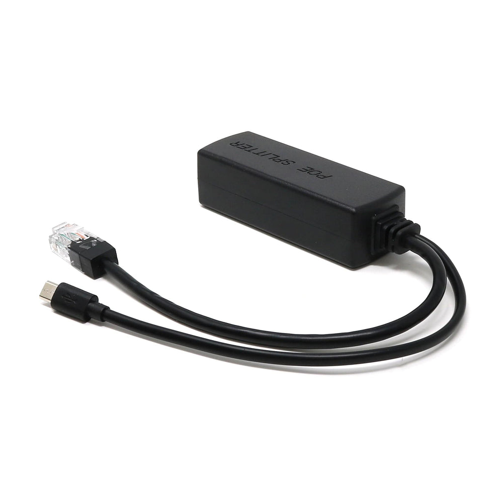 Micro-USB 10/100 PoE Splitter (5V 2.4A) by The Pi Hut - The Pi Hut