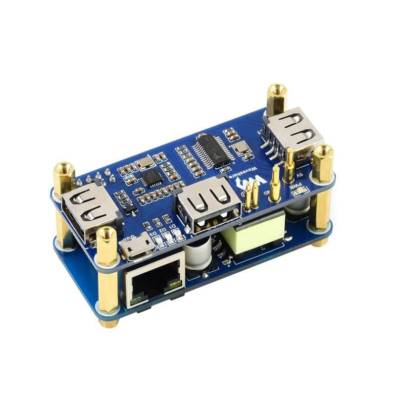 PoE USB Hub HAT for Raspberry Pi Zero by Waveshare - The Pi Hut
