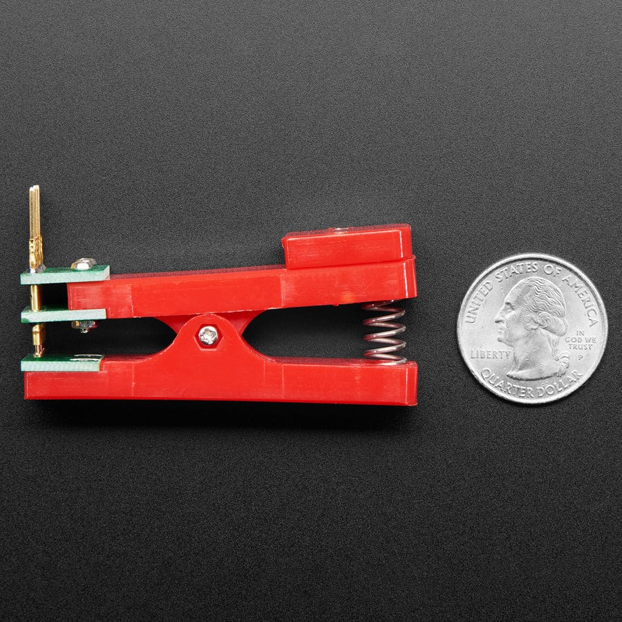 Pogo Pin Probe Clip - 6 Pins with 2.54mm/0.1" Pitch by The Pi Hut - The Pi Hut