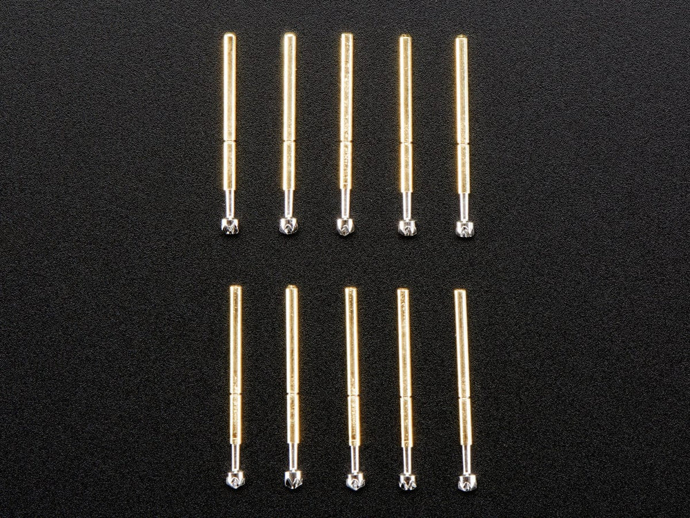 Pogo Pins "Spear Head" (10 pack) (P75-LM3) by The Pi Hut - The Pi Hut