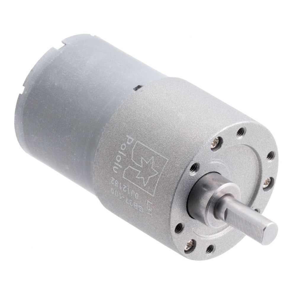 Pololu 12V 100:1 37D 12V Metal Gearmotor - The Pi Hut